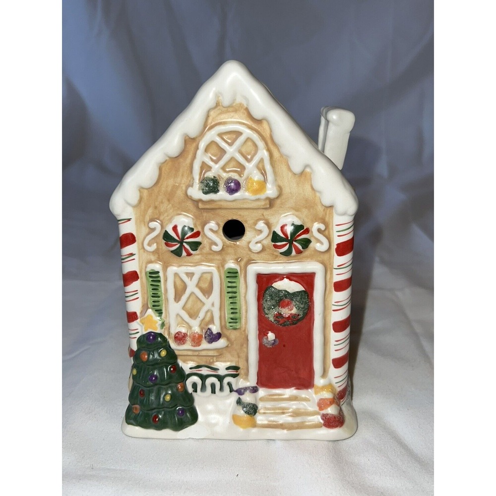 2008 YANKEE CANDLE CHRISTMAS GINGERBREAD HOUSE WAX MELT POTPOURRI WARMER 1145069
